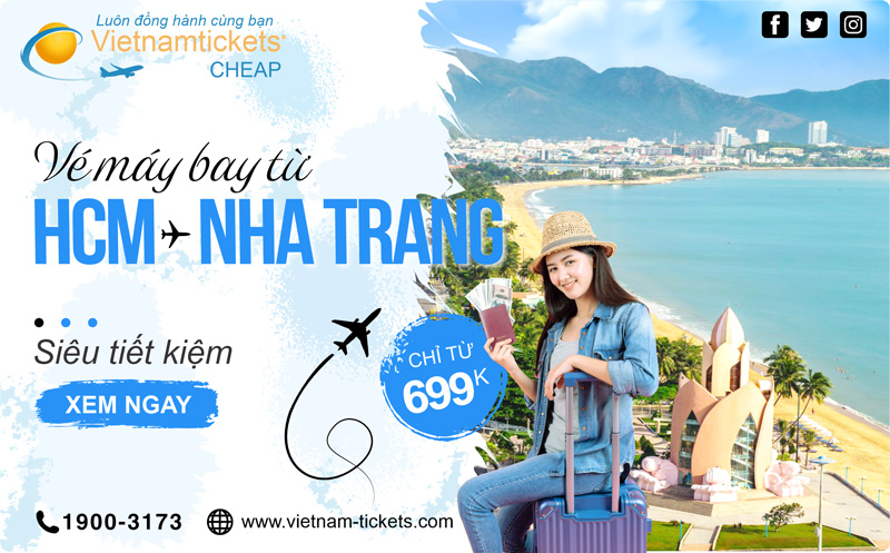Giá vé máy bay Sài Gòn Nha Trang