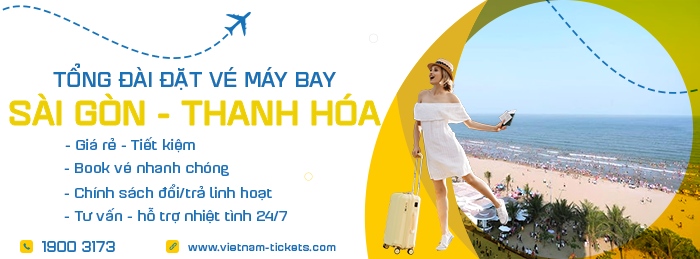 Giá vé máy bay Sài Gòn Thanh Hóa