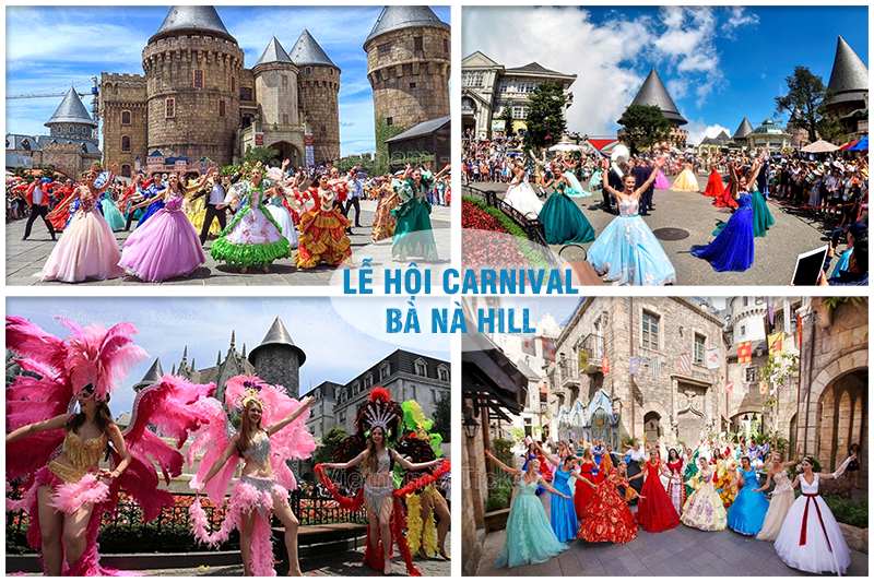 Hòa mình vào lễ hội Carnival - lễ hội hóa trang thành hoàng tử, công chúa nhảy múa sôi động ấn tượng tại Bà Nà Hill | Giá vé máy bay Vinh Đà Nẵng