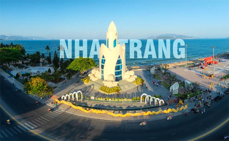 Quảng trường 2/4 và tháp Trầm Hương - công trình kiến trúc độc đáo, biểu tượng của Nha Trang | Giá vé máy bay Vinh Nha Trang