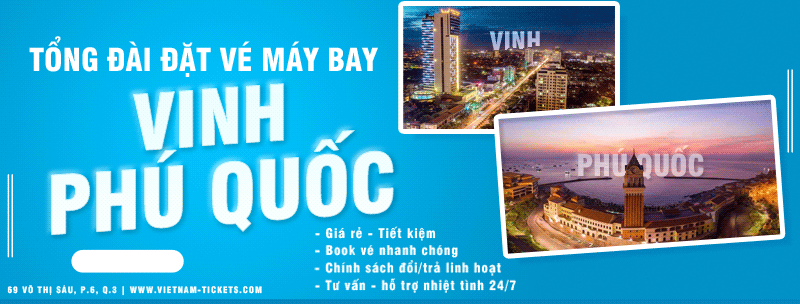 Giá vé máy bay Vinh Phú Quốc