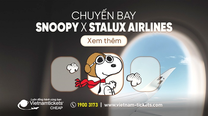 ​​​​Khám phá thế giới cùng chuyến bay SNOOPY hãng Starlux Airlines