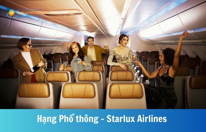 Hạng ghế phổ thông hãng Starlux Airlines