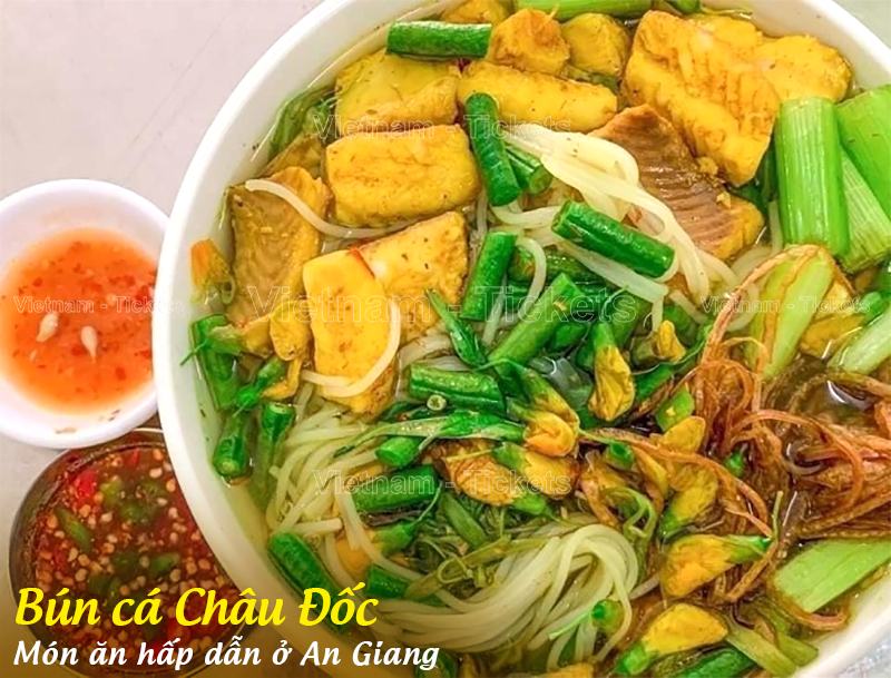 Bún cá - món ăn hấp dẫn, "linh hồn" của ẩm thực An Giang bạn không thể bỏ lỡ | Kinh nghiệm du lịch An Giang