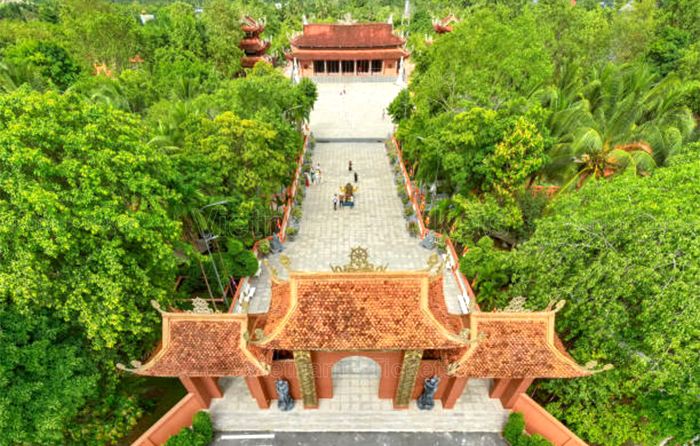 Khung cảnh thiền viện Trúc Lâm Phương Nam từ trên cao | Kinh nghiệm du lịch Cần Thơ