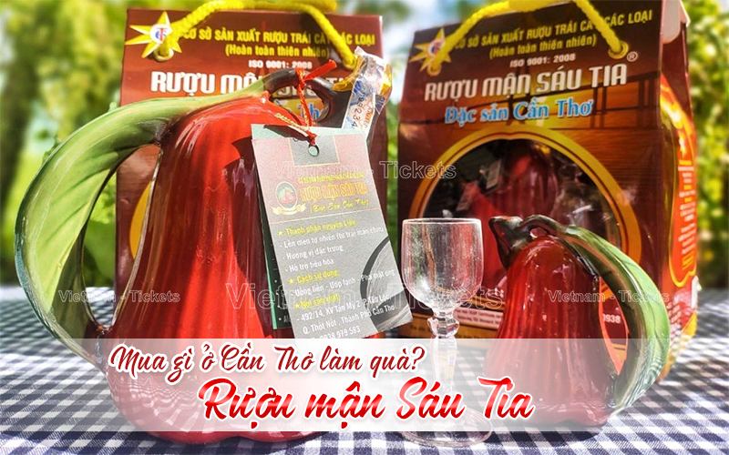 Mua gì ở Cần Thơ làm quà? Rượu mận Sáu Tia