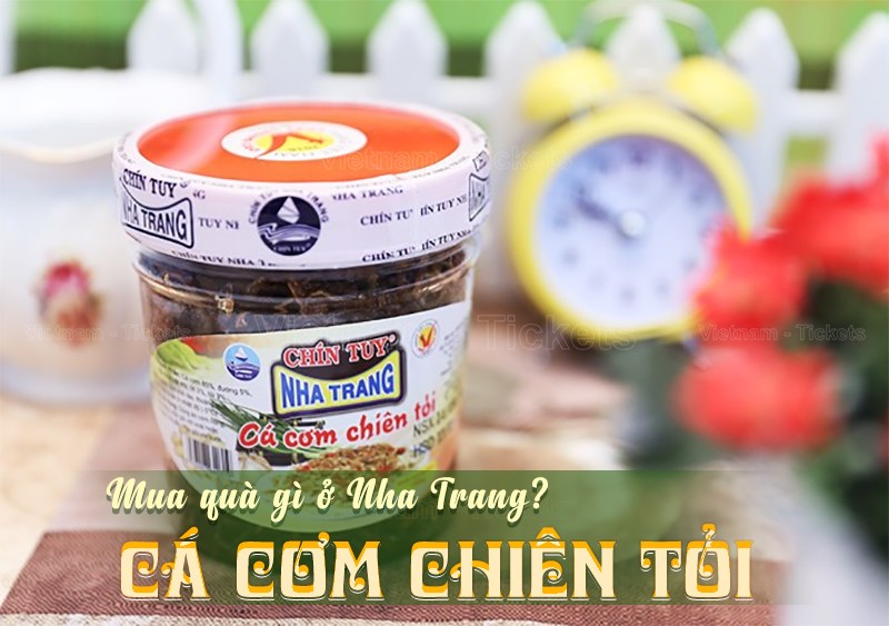 Cá cơm chiên tỏi | Mua quà gì ở Nha Trang