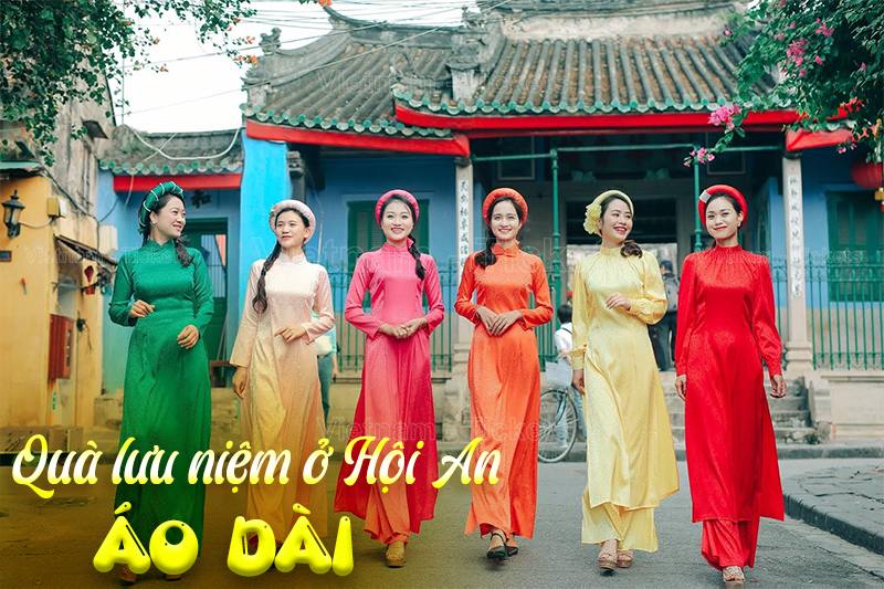 Áo dài - Quà lưu niệm ở Hội An