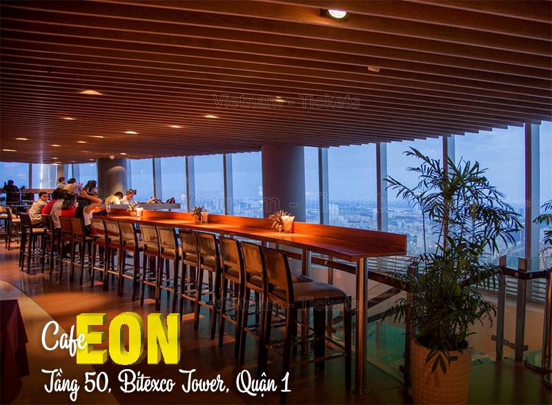 Quán cafe view đẹp Sài Gòn - Cafe Eon