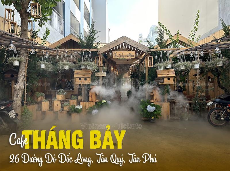 Quán cafe view đẹp Sài Gòn - Cà phê Tháng Bảy