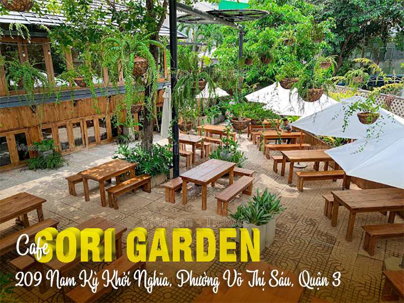 Quán cafe view đẹp Sài Gòn - Sori Garden