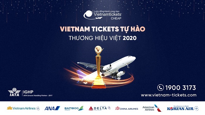 Vietnam Tickets - Thương hiệu Việt chất lượng với các giải thưởng uy tín