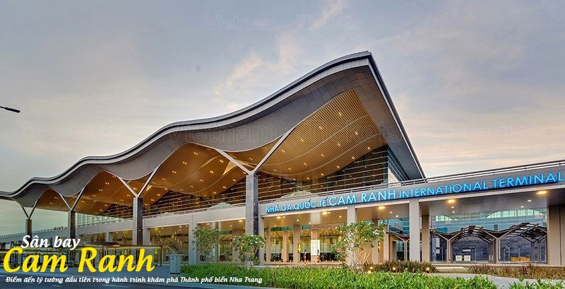 Nhà ga quốc tế T2 sân bay Cam Ranh Khánh Hòa - kiến trúc ấn tượng, hiện đại