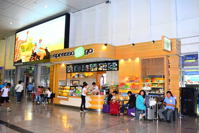 Khu vực dịch vụ ăn uống tại sân bay | Sân bay Tân Sơn Nhất Sài Gòn