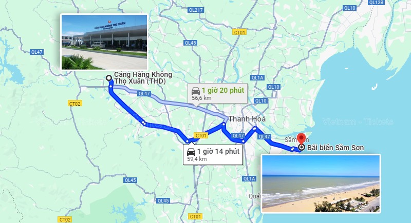 Biển Sầm Sơn - bãi biển xinh đẹp cách sân bay Thọ Xuân chỉ 57km | Sân bay Thọ Xuân tỉnh Thanh Hóa
