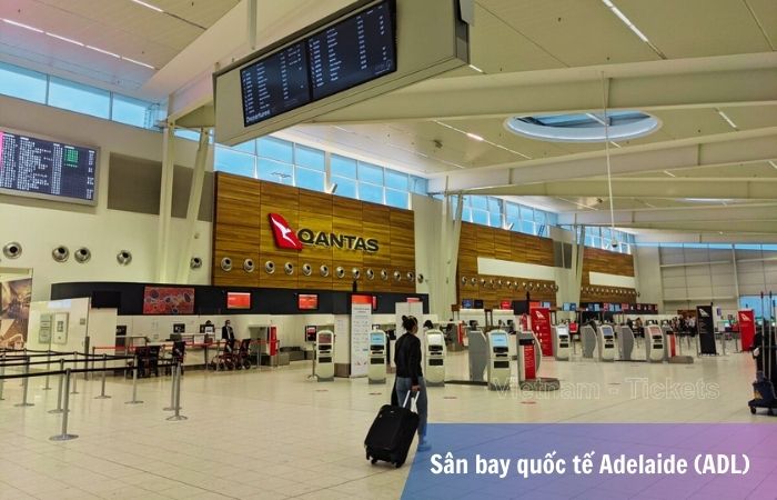 Quầy phục vụ được bố trí tại nhà ga sân bay Adelaide (ADL)