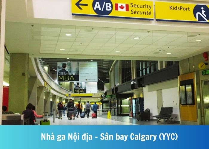 Nhà ga Nội địa (Domestic Terminal) tại sân bay Calgary (YYC)