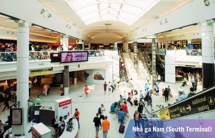 Thiết kế Nhà ga Nam (South Terminal) sang trọng và hiện đại