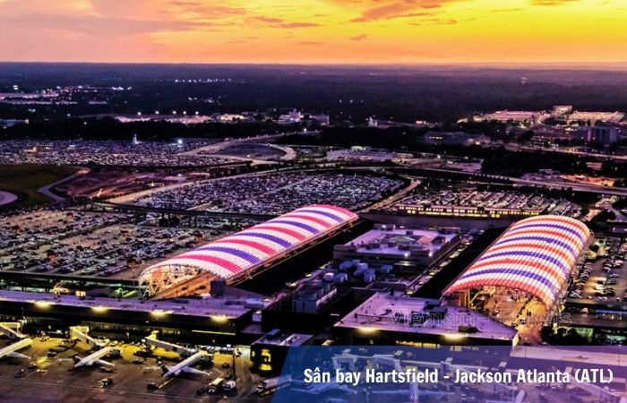 Sân bay Hartsfield-Jackson Atlanta (ATL) tọa lạc tại bang Georgia, Hoa Kỳ