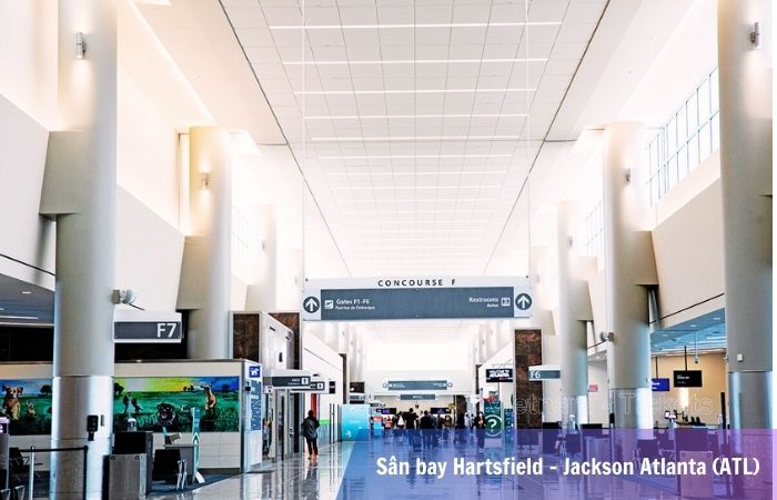 Nhà ga quốc tế tại sân bay Hartsfield - Jackson Atlanta (ATL)