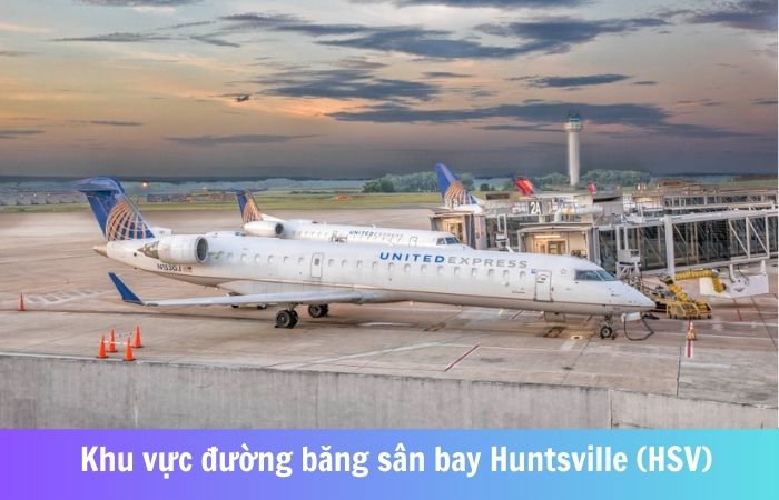 Khu vực đường băng sân bay Huntsville (HSV)