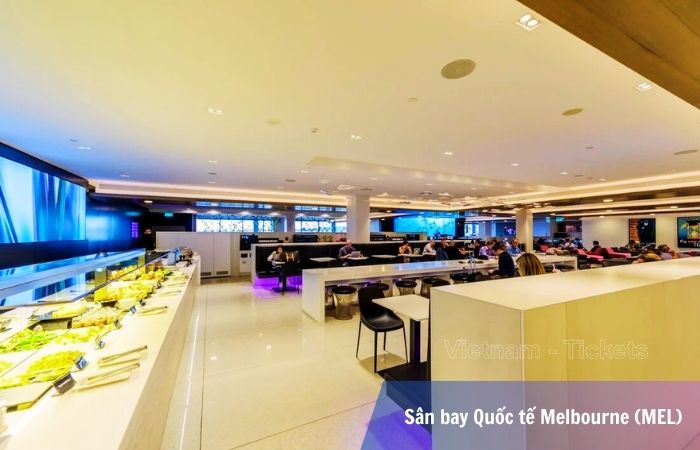 Phòng chờ VIP sang trọng và tiện ích tại sân bay Melbourne