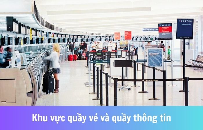 Quầy vé và quầy thông tin - Sân bay Oakland (OAK)