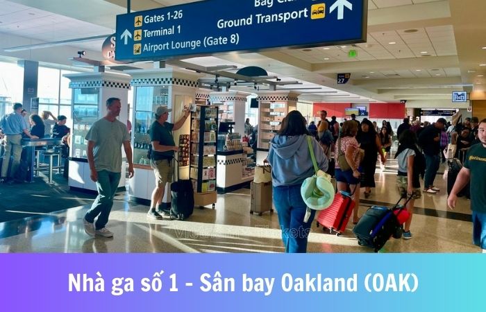 Nhà ga số 1 - Sân bay Oakland (OAK)