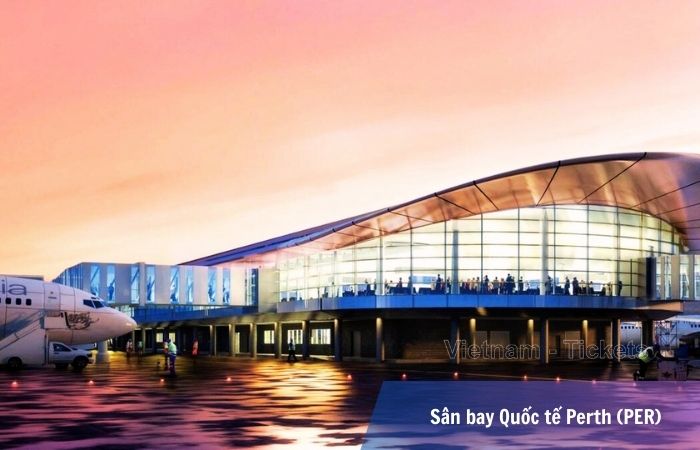 Sân bay Perth (PER) là cảng hàng không lớn thứ 4 của nước Úc