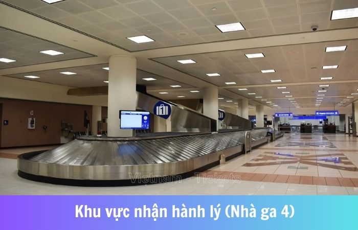 Khu vực nhận hành lý tại nhà ga 4 (sân bay Phoenix)