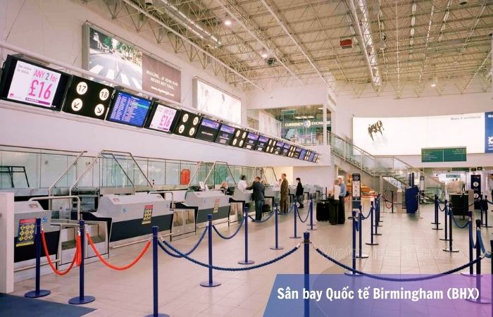 Khu vực nhà ga số 2 - Sân bay Quốc tế Birmingham (BHX)