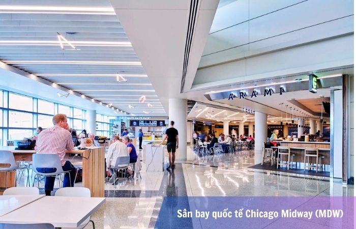 Nhà ga hành khách sân bay quốc tế Chicago Midway (MDW)