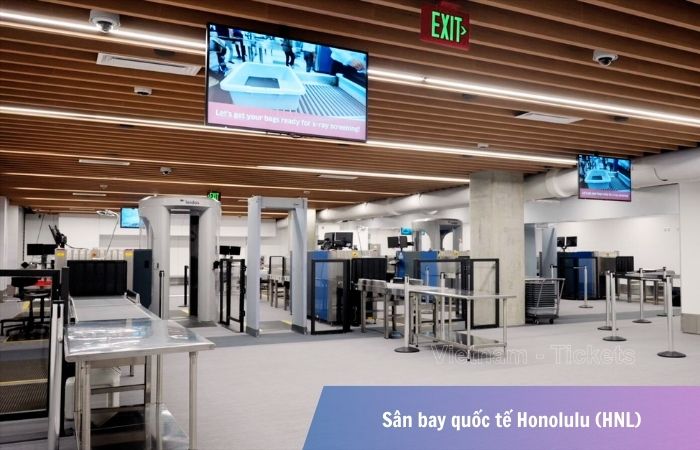 Nhà ga số 1 tại sân bay quốc tế Honolulu (HNL)