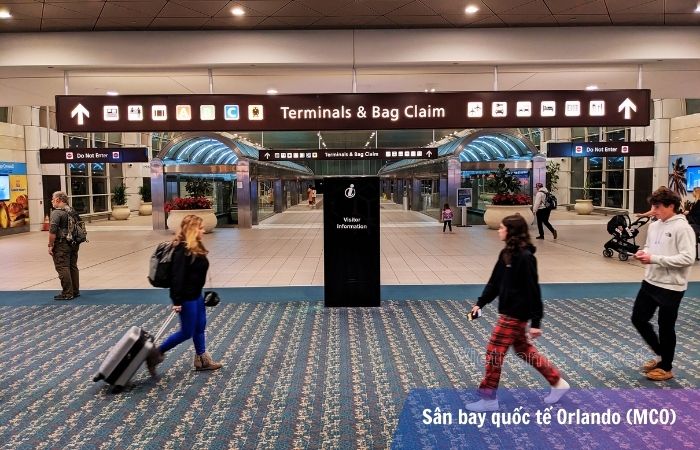 Khu vực A tại sân bay quốc tế Orlando (MCO)