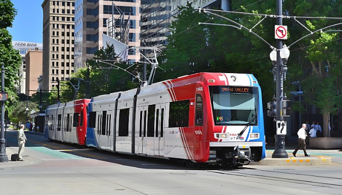 TRAX Light Rail ở SLC