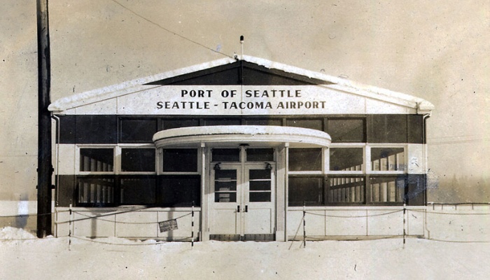 Ảnh chụp sân bay Seattle-Tacoma năm 1947