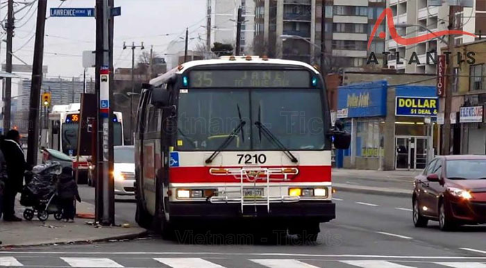 Xe bus công cộng là lựa chọn phổ biến với các hành khách khi di chuyển