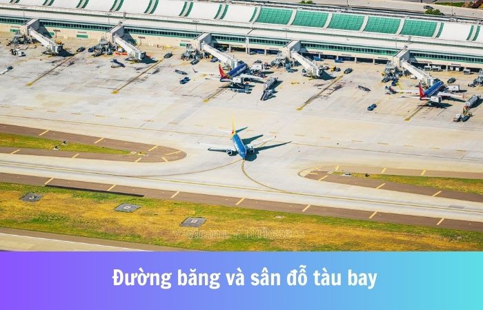 Đường băng và sân đỗ tàu bay tại sân bay San Jose