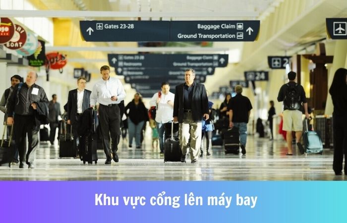 Khu vực cổng lên máy bay được bố trí chủ yếu tại nhà ga sân bay San Jose