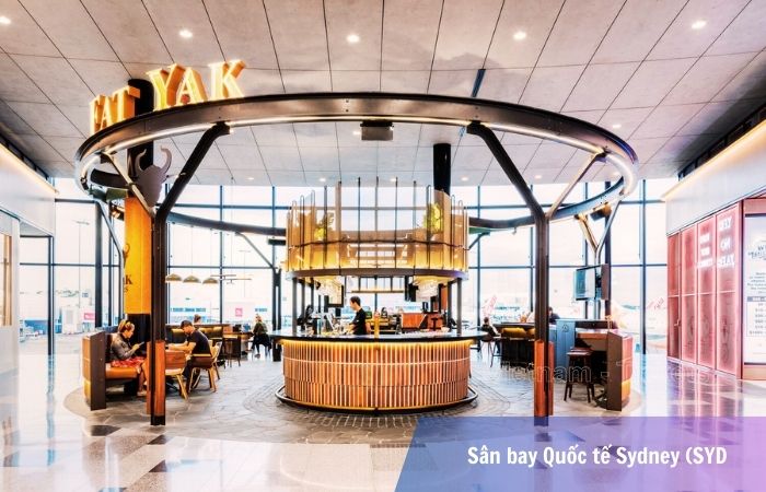 Các khu vực ăn uống tại sân bay Sydney (SYD)