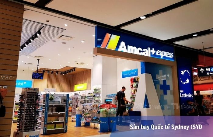 Các hiệu thuốc được bố trí tại nhà ga sân bay Sydney (SYD)