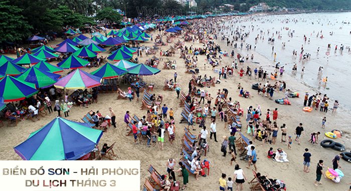 Vui chơi tắm biển tại biển Đồ Sơn - Hải Phòng | Tháng 3 nên đi du lịch ở đâu?