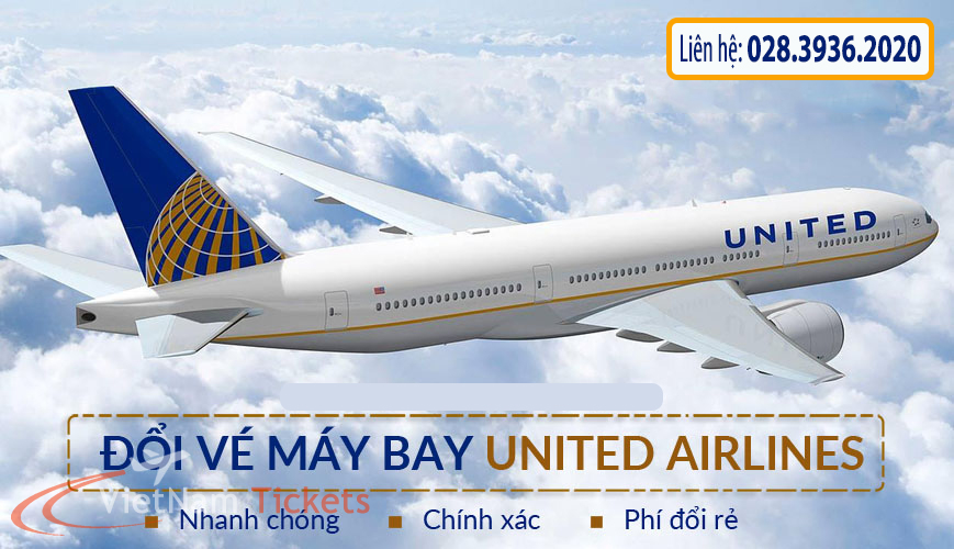 Hoan doi ve may bay United Airlines
