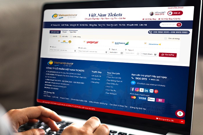Sử dụng công cụ săn vé máy bay giá rẻ tại website Vietnam-Tickets | Tìm vé máy bay khuyến mãi