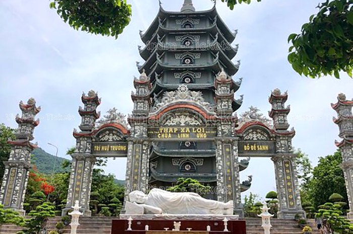 Tham quan Tháp Xá Lợi - 1 trong các danh thắng nổi bật ở Đà Nẵng | Tour Đà Nẵng - Hội An 3 ngày 2 đêm