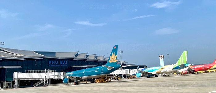 Sân đỗ tàu bay - sân bay quốc tế Phú Bài | Từ sân bay Phú Bài về thành phố Huế