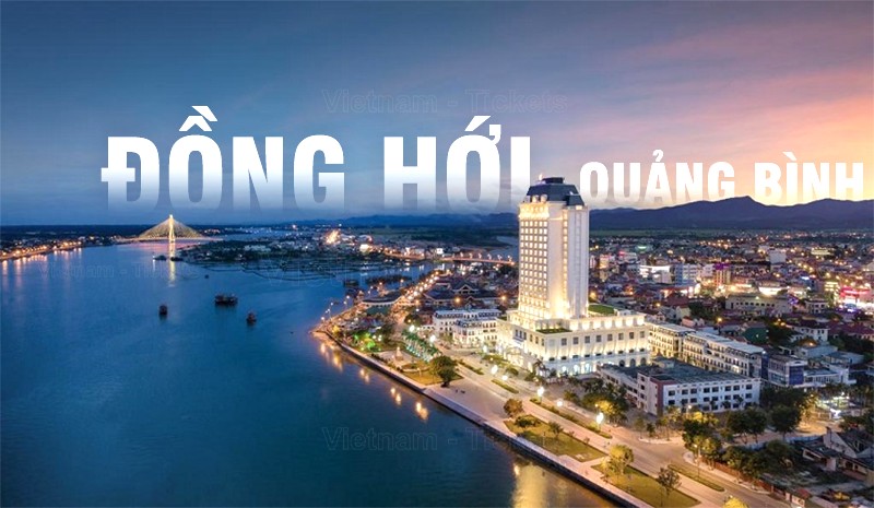 Khung cảnh Tp.Đồng Hới về đêm thật lung linh, rực rỡ | Từ Tp.HCM đi Quảng Bình bao nhiêu km