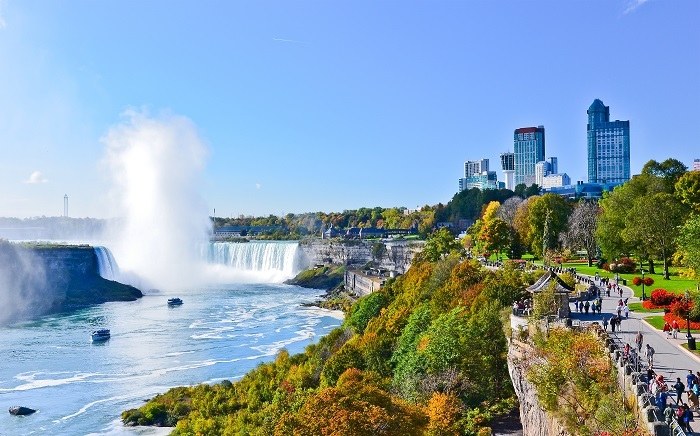 Thác Niagara là điểm đến hấp dẫn của Canada