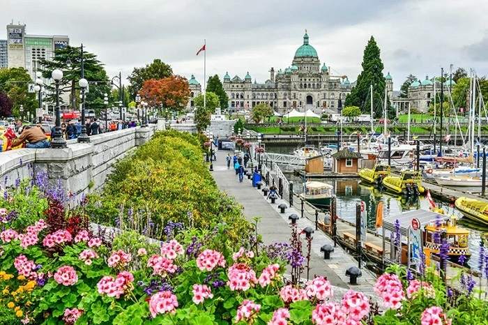 Thành phố Victoria Canada là thủ phủ của British Columbia