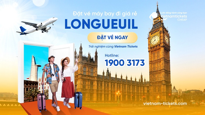 Đặt vé máy bay đi Longueuil giá rẻ tại Vietnam Tickets